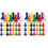 64Pcs Colorful Plastic Pawn Chess Pieces for Educational Board Games 4