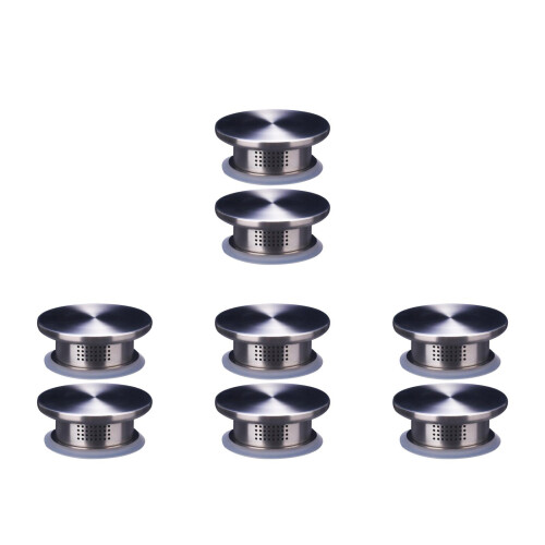 8Pcs Silver Water Container Lid for Pitcher with Sealing Ring Filter 1