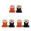 6Pcs Compact Eyeglasses Storage Stand with Plush Interior for Desk Use 4