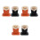 6Pcs Compact Eyeglasses Storage Stand with Plush Interior for Desk Use 3