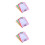 36Pcs Reusable Dry Erase Pockets Clear Both Sides Assorted Colors PVC 8