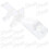48Pcs Clear Window Blind Replacement Clips for Valance Secure Grip 1