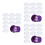 75Pcs Plastic Baseball Cap Inserts White Hat Inner Holder Supports 7