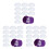 75Pcs Plastic Baseball Cap Inserts White Hat Inner Holder Supports 10