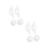 2Sets Reusable White Silicone Spill Stopper Caps for Cups and Bottles 11