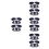 8Pcs Silver Water Container Lid for Pitcher with Sealing Ring Filter 6