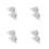 8Pièces Base De Clôture Support Stable Jardin Maison 6