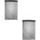 2Pcs Black Polyester Dryer Lint Traps for Vent Protection 7