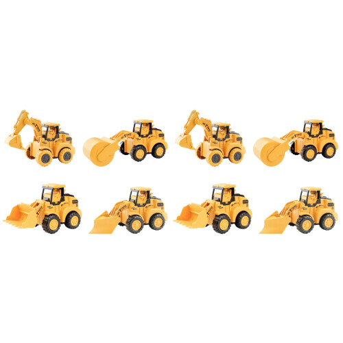 8Pcs Safe Vehicle Toy Kids Construction 1