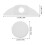 2Sets Reusable White Silicone Spill Stopper Caps for Cups and Bottles 4