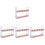 4Sets Clear 2-Layer Display Shelf Durable Transparent Holder 2