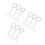 180 Pcs Stainless Steel Fire Extinguisher Safety Pull Pins 6