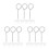 180 Pcs Stainless Steel Fire Extinguisher Safety Pull Pins 4