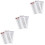 6Pcs Black Eyebrow Stencils Imitation Eyebrow Temporary Makeup Tool 5