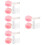 4Sets Invisible Eyelid Tape Pink Double Eyelid Strips Makeup Tool 7