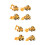 8Pcs Safe Vehicle Toy Kids Construction 6