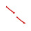 2Pcs Rubber Chain Protector For Rear Fork With Red Stickers 8