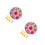 2Ensembles Board De Lance Multifonction Rose Avec Balles Collantes 2