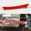 2Pcs Rubber Chain Protector For Rear Fork With Red Stickers 9