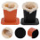 6Pcs Compact Eyeglasses Storage Stand with Plush Interior for Desk Use 10