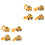 8Pcs Safe Vehicle Toy Kids Construction 3