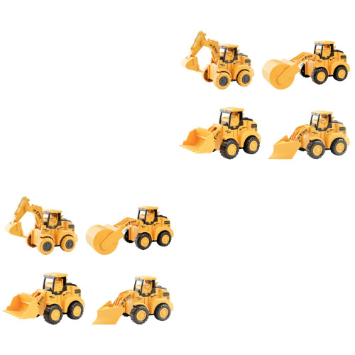8Pcs Safe Vehicle Toy Kids Construction 2