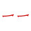 2Pcs Rubber Chain Protector For Rear Fork With Red Stickers 4