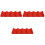 3Pcs Red Beverage Storage Organizer for Kitchen Fridge and Pantry 3