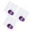 75Pcs Plastic Baseball Cap Inserts White Hat Inner Holder Supports 11