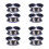 8Pcs Silver Water Container Lid for Pitcher with Sealing Ring Filter 5