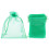 250Pcs Durable Green Fruit Netting Bags Drawstring for Garden Use 1