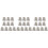 10pcs Silicone Cable Ties Heavy Duty Reusable Zip Ties Fixing Ring Cable Loop Self-Locking 3