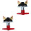 2Pcs Battery Disconnector Switch Multi Color Durable Car Power Cut Off 3