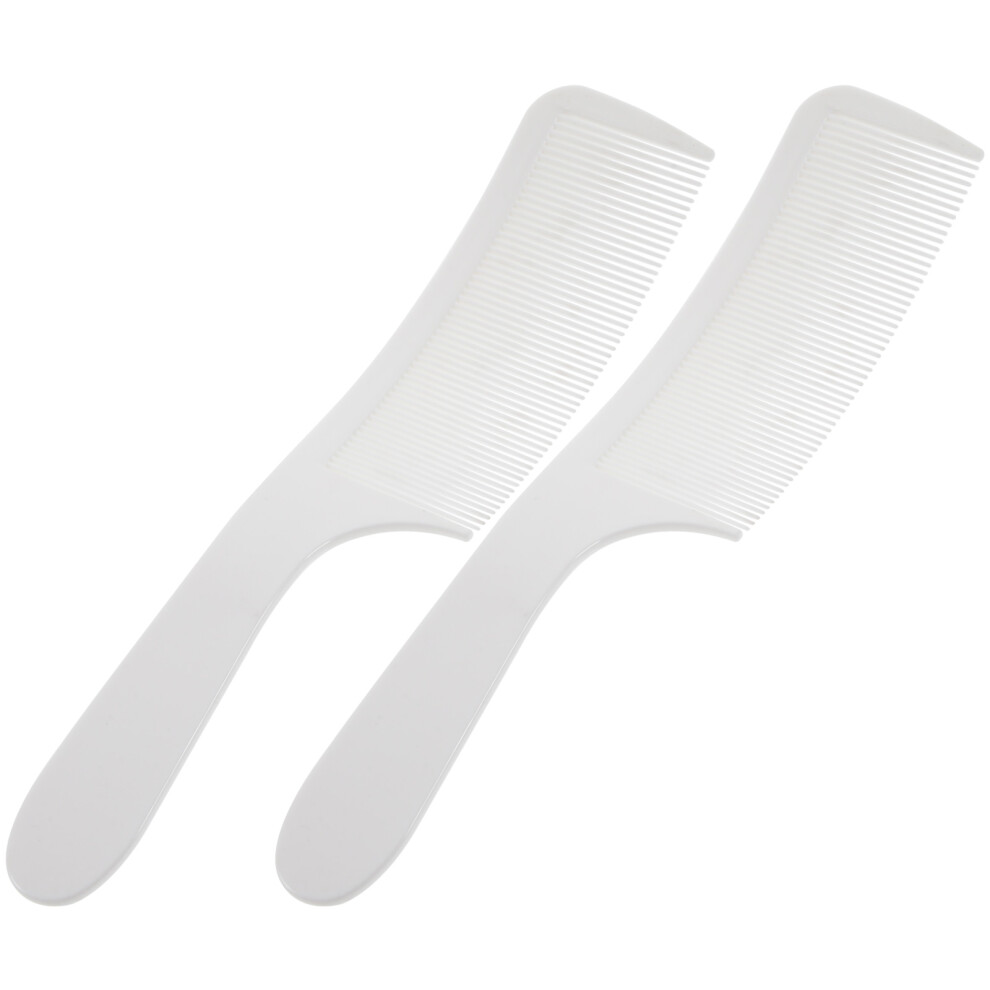 Aboofan 8Pcs White Barber Combs Precision Cutting Combs For Home And Salon Use