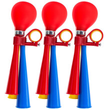 6Pcs Multi-Color Durable Bike Horns Professional Handlebar Air Horns