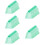 250Pcs Durable Green Fruit Netting Bags Drawstring for Garden Use 8