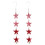 4Pcs Garden Bird Repelling Tool Reflective Hanging Five-Pointed Star 1