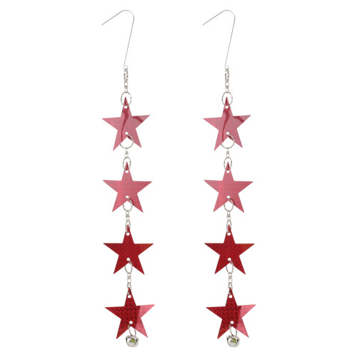 4Pcs Garden Bird Repelling Tool Reflective Hanging Five-Pointed Star