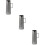 3Pcs Transparent Grey Water Pitcher with Filter Lid Tea Infuser Kettle 10