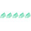 250Pcs Durable Green Fruit Netting Bags Drawstring for Garden Use 6