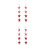 4Pcs Garden Bird Repelling Tool Reflective Hanging Five-Pointed Star 5