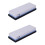 2Pcs Durable White Corundum Honing Stone for Home Kitchen Use 4