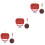 3Sets Mini Basketbal Set, Compact En Draagbaar Kinderspeelgoed Bruin 5