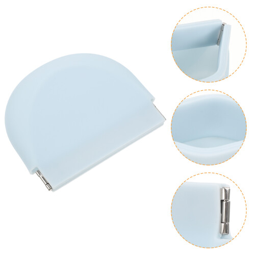 4Pcs Sky-Blue Orthodontic Retainer Case Compact Denture Storage Box 2