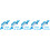 5Ensembles Kit Bleu Outils Décoration Crème Biscuit 9