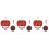 3Sets Mini Basketbal Set, Compact En Draagbaar Kinderspeelgoed Bruin 4