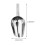 2Pcs Stainless Steel Ice Kitchen Scoop Silver Multi-Use 8