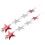 4Pcs Garden Bird Repelling Tool Reflective Hanging Five-Pointed Star 11