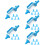 5Ensembles Kit Bleu Outils Décoration Crème Biscuit 10