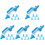 5Ensembles Kit Bleu Outils Décoration Crème Biscuit 2